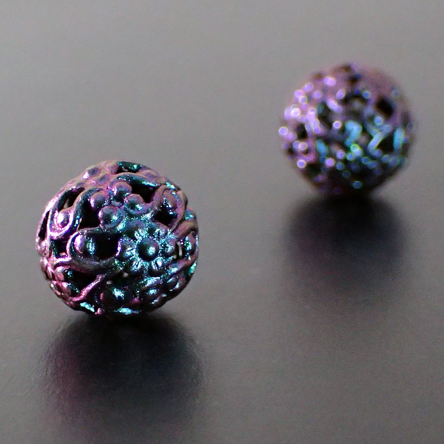 color shifting filigree beads for jewelry making
