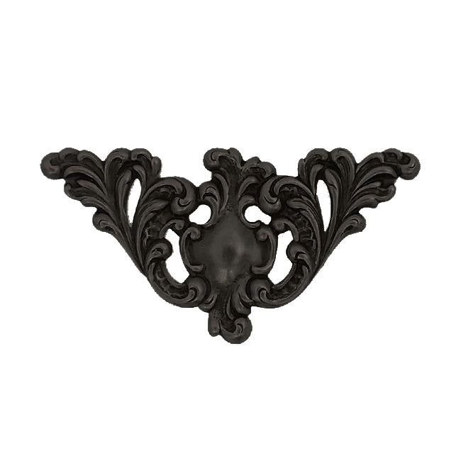 Corner Flourish Stampings - Black Ox - Large Scrapbooking Corners Victorian Art Nouveau Style - Nickel-Free