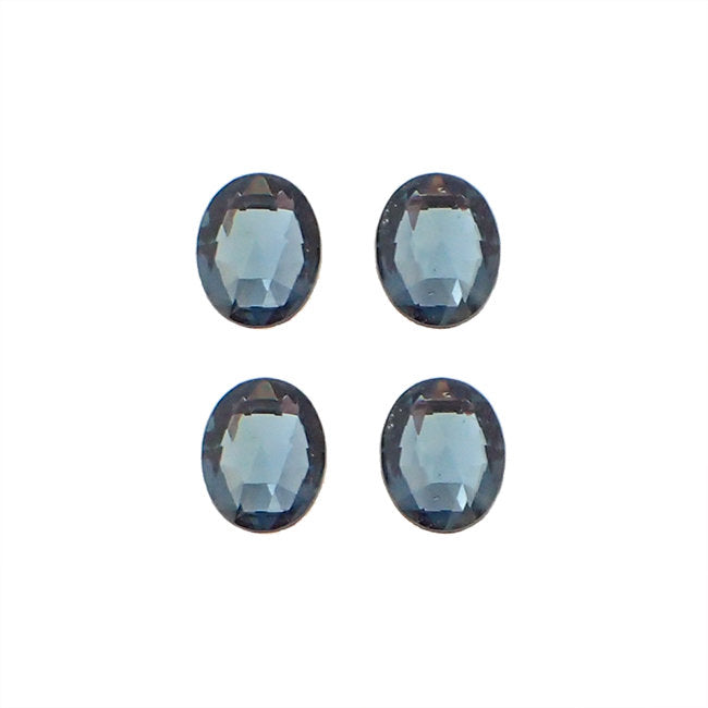 Czech Glass Stones - 10x8mm Montana Blue