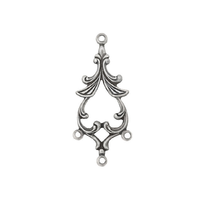 Connectors - Antiqued Silver Ox - Elegant Chandelier Components