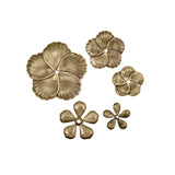 Assortment of Brass Flowers Nickel-Free USA Made Antiqued Brass