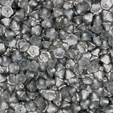 Crystal Chrome Czech Glass Small Cup Flower Beads 7x5mm