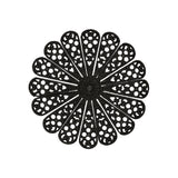Dapt Daisy Flower Shaped Filigree with Independent Petals - Black Brass