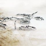 Lever Back Earring Findings - Antiqued Silver Ox - Nickel Free Jewelry Making Supplies - Latched Leverback Ear Wires - 5 Pairs - 10 Pieces