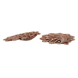 Antique Copper Ox Seashell Pendants - 2 Pieces Medium Size - Fantasy Whimsical Mermaid Ocean Beach Themed Jewelry Supplies