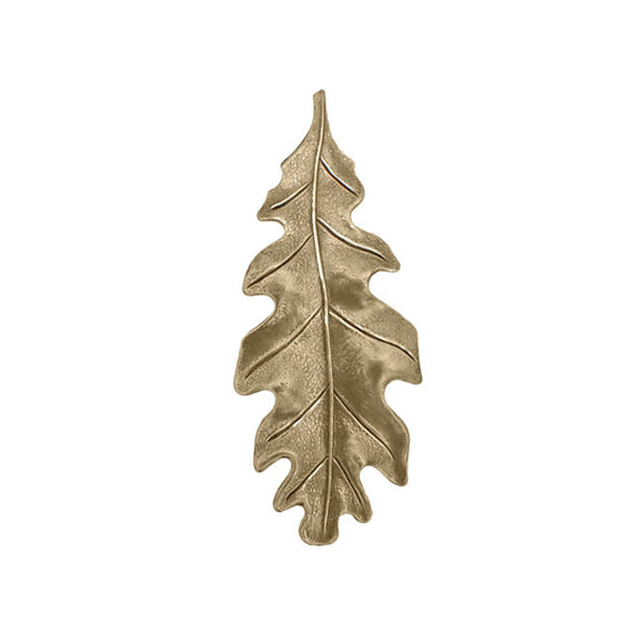 Extra Large 71mm Oak Leaf Stamping - Antiqued Brass Ox - Vintage Style Jewelry Making Supplies - Made in the USA - 1 Piece
