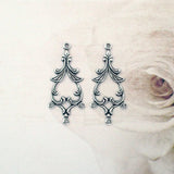 Connectors - Antiqued Silver Ox - Elegant Chandelier Components