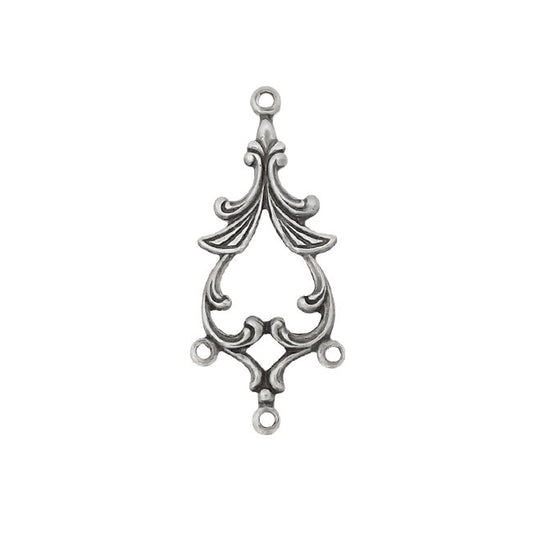 Connectors - Antiqued Silver Ox - Elegant Chandelier Components