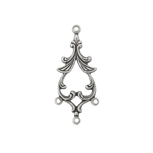 Connectors - Antiqued Silver Ox - Elegant Chandelier Components