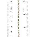 Soldered Cable Chain - Antiqued Brass Ox Infinity Link Figure 8 and Round Oval - Jewelry Making Chain with Petite Soldered Links