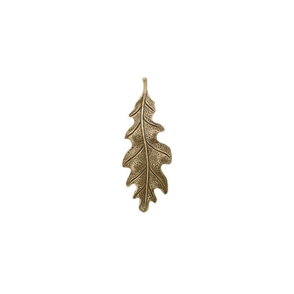 Medium 40mm Oak Leaf Stampings - 4 Pieces - Antiqued Brass Ox - Vintage Style Jewelry Making Supplies - Made in the USA
