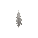 Medium 40mm Oak Leaf Stampings - 4 Pieces - Antiqued Silver Ox - Vintage Style Jewelry Making Supplies - Made in the USA