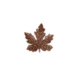Small Maple Leaf Stampings - 4 Pieces - Antique Copper Ox - Vintage Style Jewelry Making Supplies - Nature Decoration Embellishments