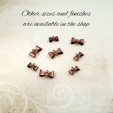 Connector - Antiqued Brass Ox Bows - Smaller Size