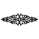 Floral Filigree Bar Stamping - Vintage Victorian Style Antique Black Ox Finger Ring Base - Renaissance Steampunk Jewelry Supply - 2 Pieces