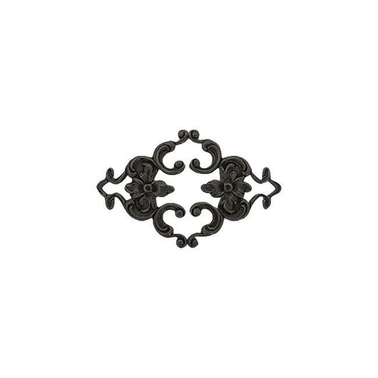 Victorian Style Filigree Connectors - Vintage Style Antique Black Ox - Jewelry Making Supplies and Components - Brass Stampings - 4 Pieces