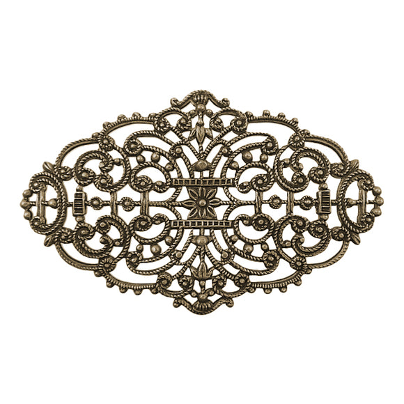antiqued brass filigree for jewelry making vintage designs