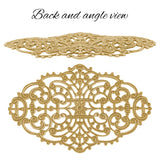 Elegant Dapt Filigree - Raw Brass