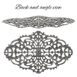 Elegant Dapt Filigree - Antiqued Silver Ox