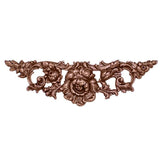 Large Floral Stamping - Antiqued Copper Ox - Victorian Art Nouveau Flourish Scrapbooking Metal Embellishment Jewelry Making Base - 1 Piece