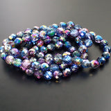 Czech Glass Beads - 10mm Fire Polished Round - Magic Blue
