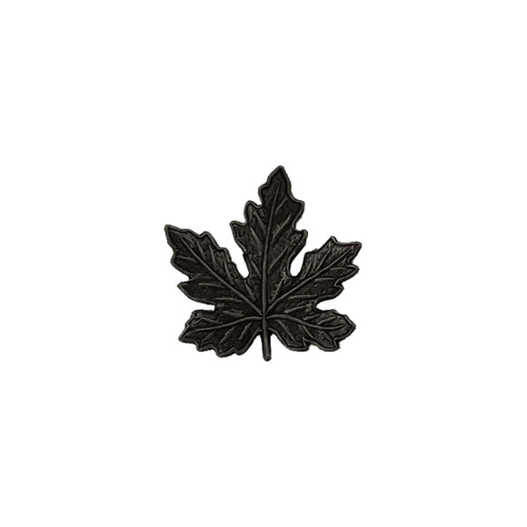 Small Maple Leaf Stampings - 4 Pieces - Black Ox
