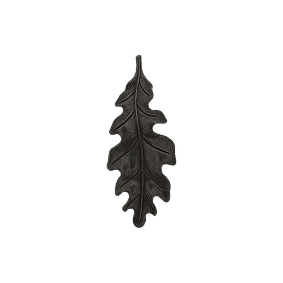 Large 55mm Oak Leaf Stampings - 2 Pieces - Black Ox