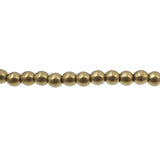 3mm Czech Glass Druk Beads Saturated Metallic Emperador 100 Piece Strand