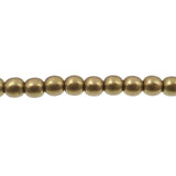 4mm Czech Glass Druk Beads Saturated Metallic Emperador 100 Piece Strand